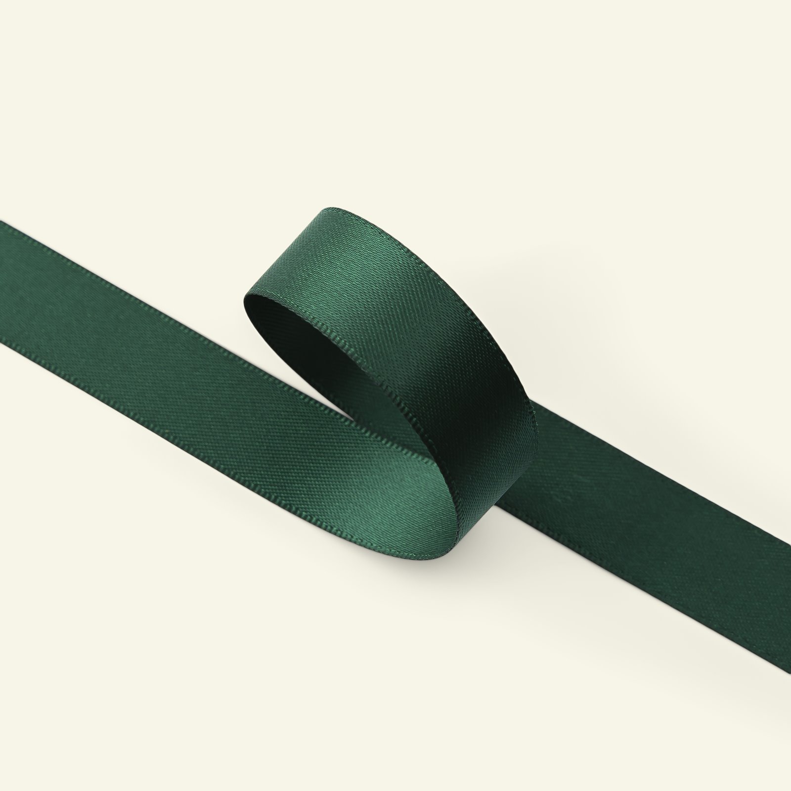Satin ribbon 15mm dark green 25m